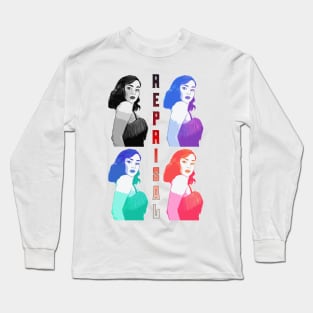 reprisal tv series Madison Davenport as Meredith fan works graphic design by ironpalette Long Sleeve T-Shirt